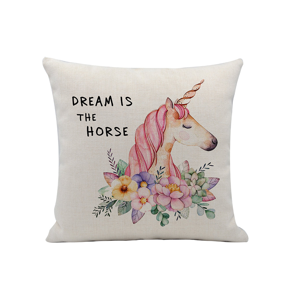 Linen cushion cover-16x16 inch