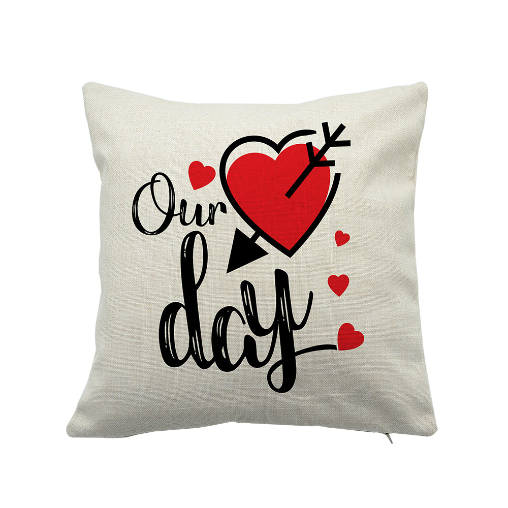 Linen cushion cover-16x16 inch
