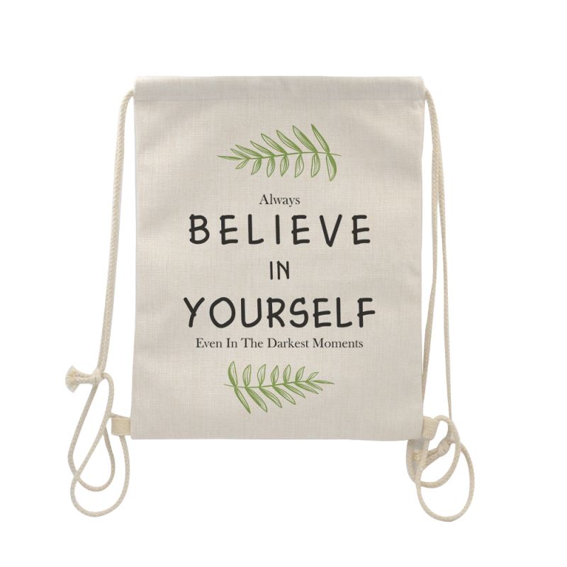 Drawstring Bag DE101 Linen H16XW12