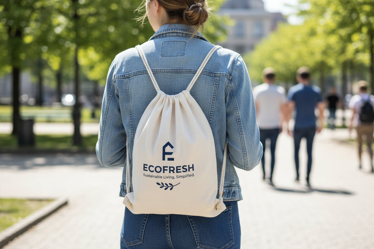 Drawstring Bag DE101 Linen H16XW12