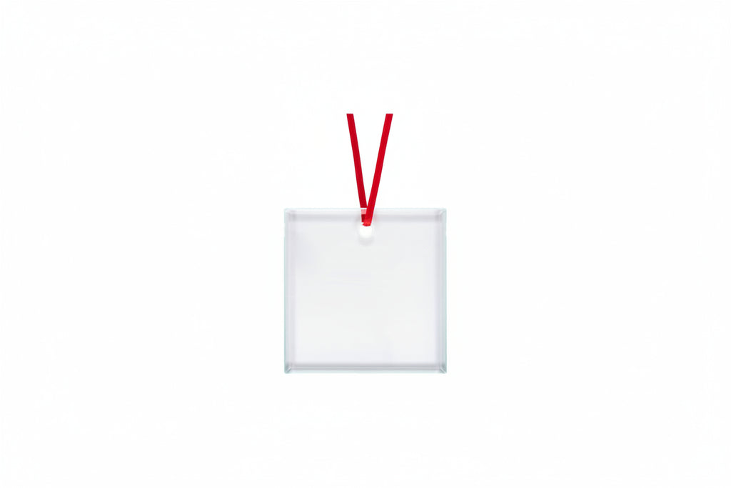 Ornament-Glass-Glossy-Square 3.14x3.14 inch-Thickness 0.16 inch