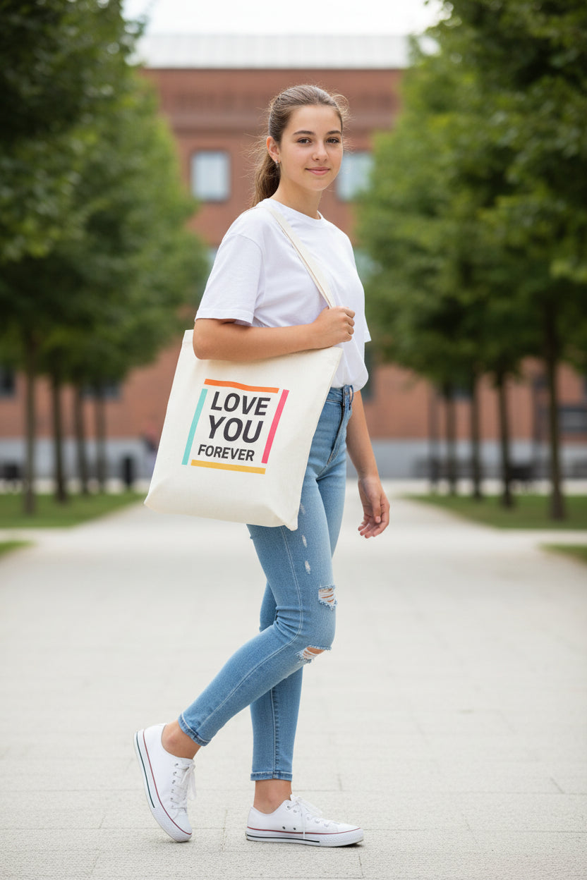 Tote TS101 Linen Bag, H15.4XW14.2