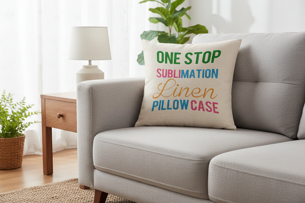 Linen cushion cover-16x16 inch