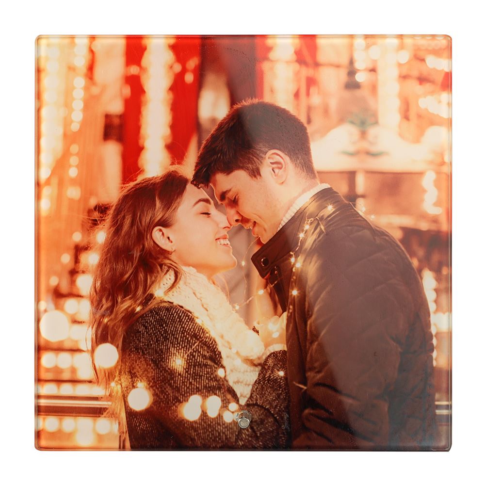 glass panel photo-square-standing-7.9x7.9 inch