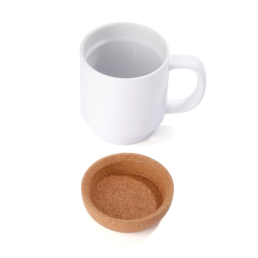 13oz Detachable Cork-White