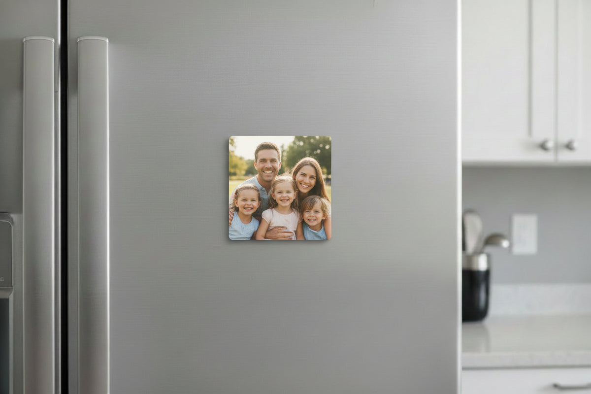 Glass magnet-square-2.36x2.36 inch, thickness 0.08 inch