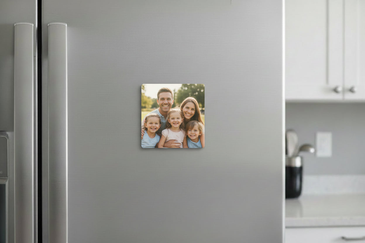 Glass magnet-square-2.36x2.36 inch, thickness 0.08 inch