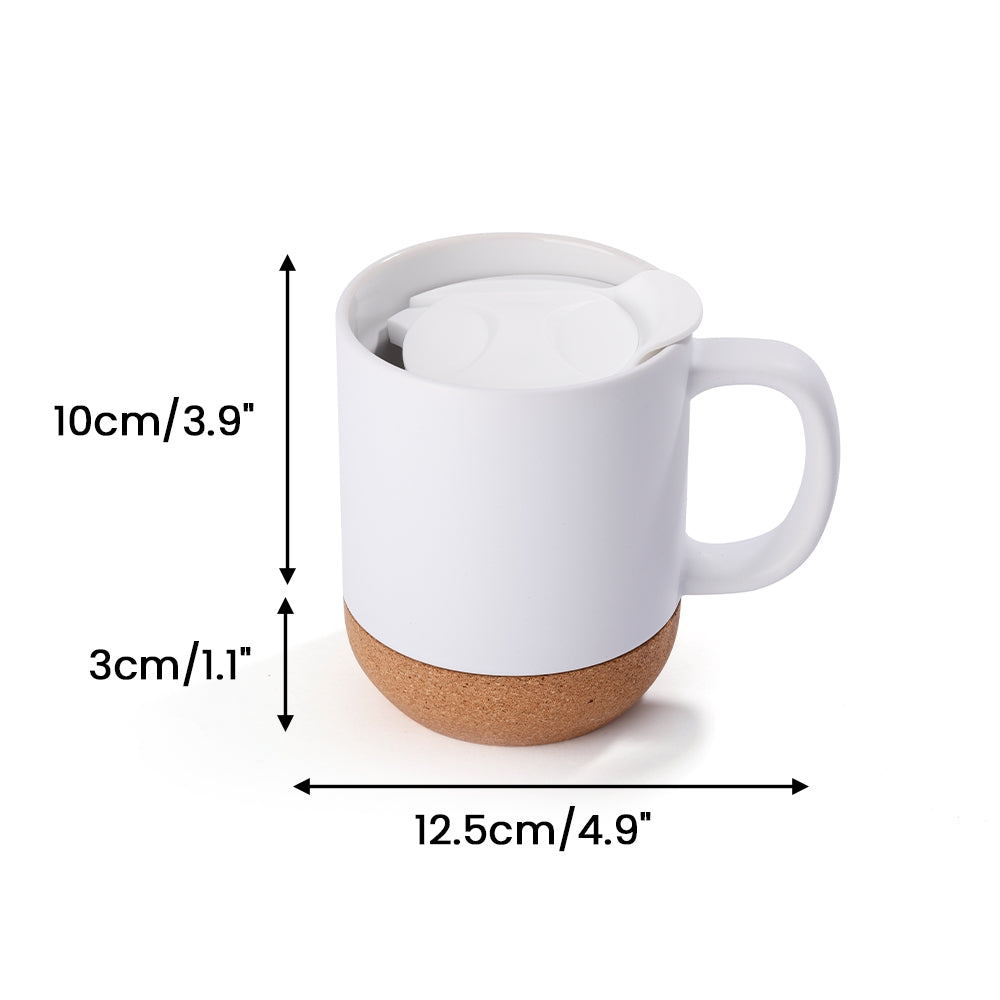 13oz Detachable Cork-White