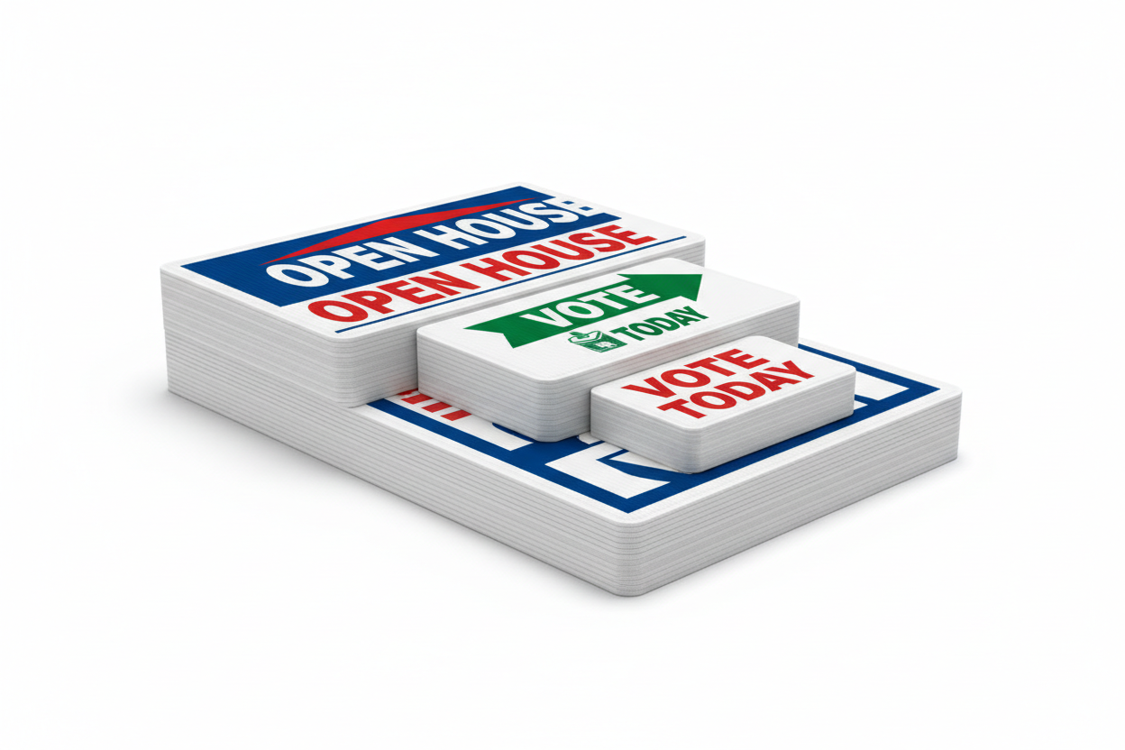 Coroplast Yard Signs